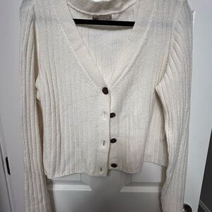 Cream Lightweight Cardigan